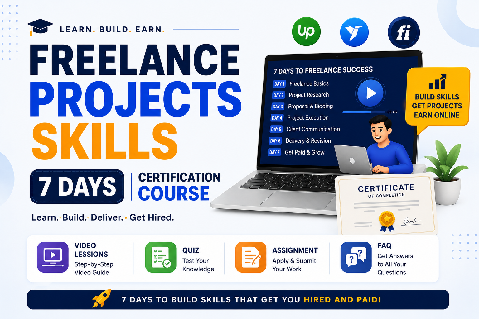 Freelance Projects Skills – 3 Days Certification Course